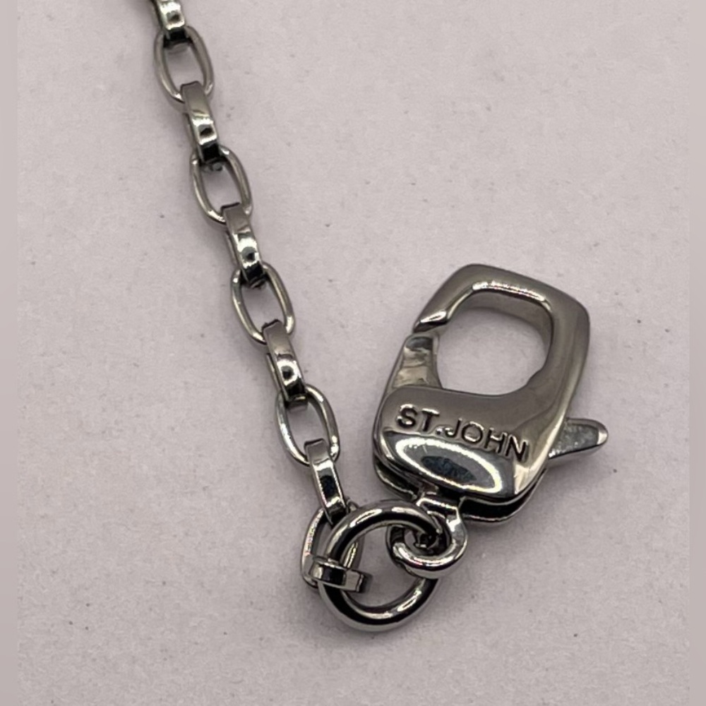 Rare Couture ST JOHN Signed Crystal Collar Necklace Stunning Statement Runway - Picture 6 of 13